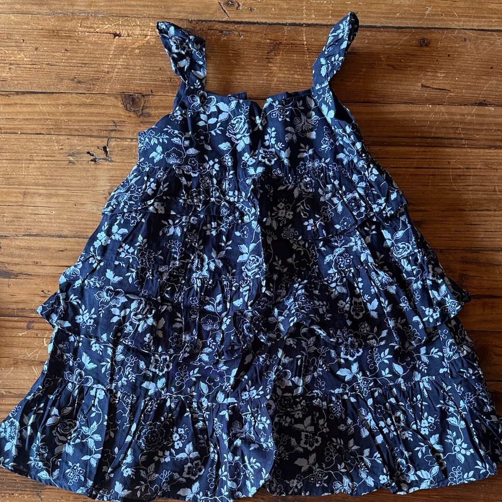 Janie and Jack Navy Floral Dress